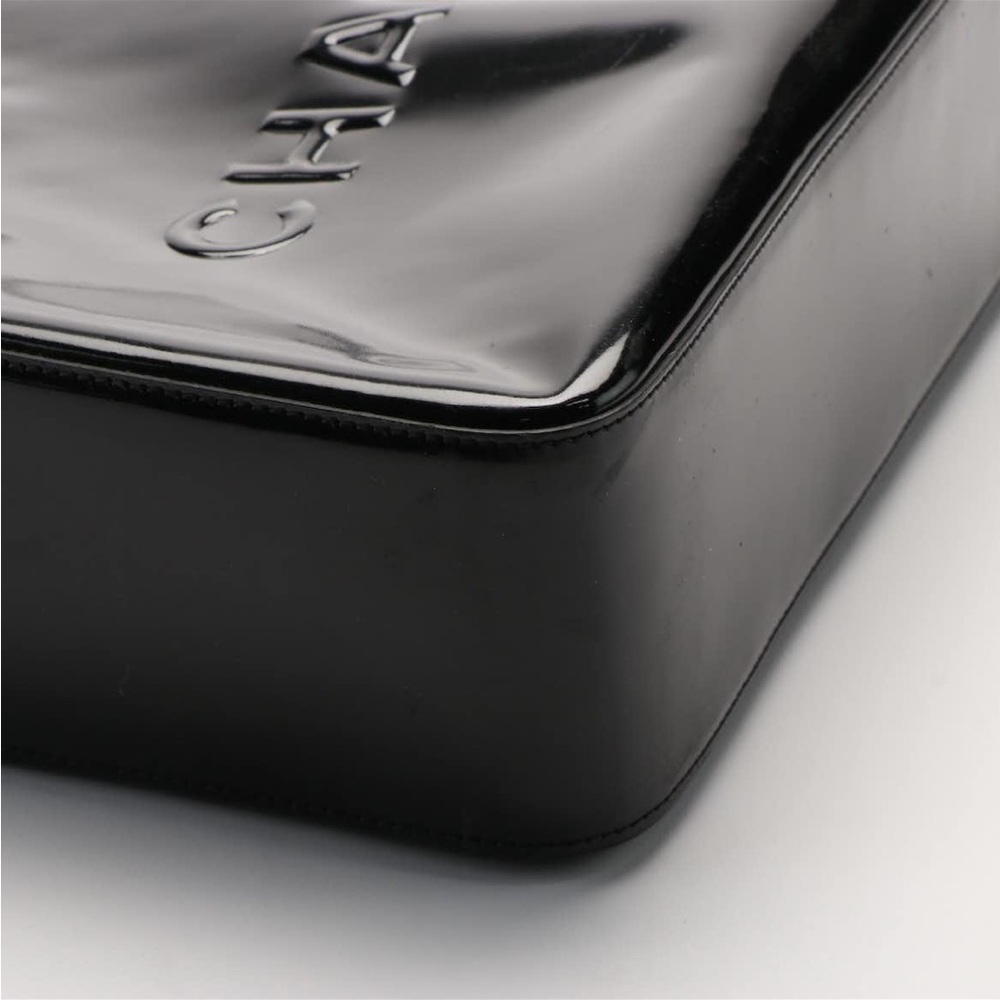 Extremely rare, vintage, black pattern, leather Chanel bag - Picture 7 of 10